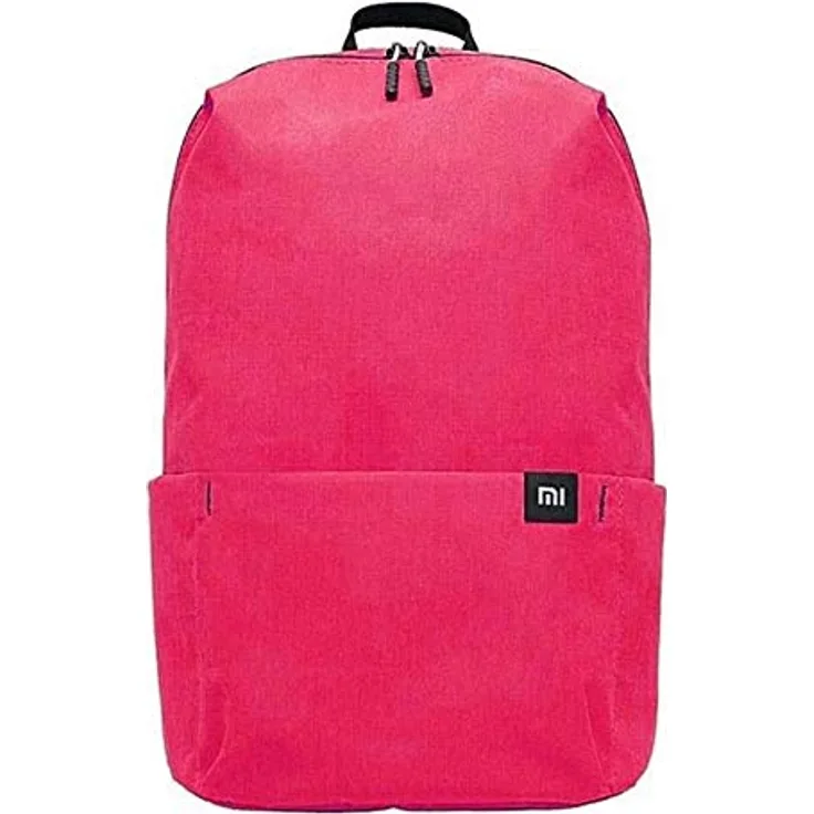 Xiaomi Mi Casual Daypack Wasserdichter Unisex Rucksack (Wasserschutzklasse IPX4, 10 Liter Stauvolumen, 1 Hauptfach, 4 Außenfächer, hochwertige YKK Reißverschlüsse, Leichtgewicht: 165g) Pink (Magenta)