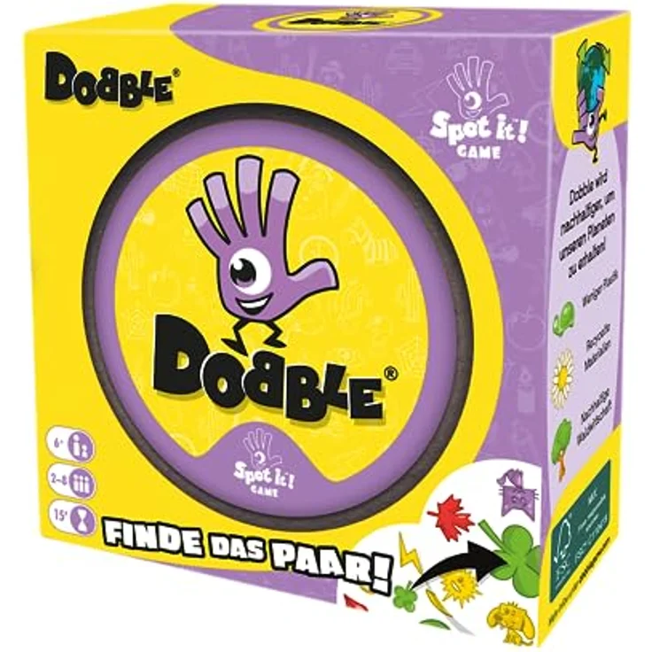 Zygomatic | Dobble Classic Eco | Familienspiel | Kartenspiel | 2-8 Spieler | Ab 6+ Jahren | 15 Minuten | Deutsch – Bild 2
