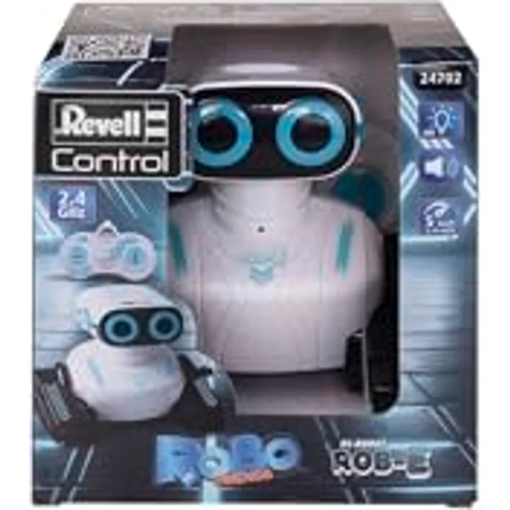 Revell Control RC-Roboter Revell Control Rob-E Spielzeug Roboter mit programmierbaren Bewegungen, leuchtenden LED-Augen und Soundeffekten – Bild 3