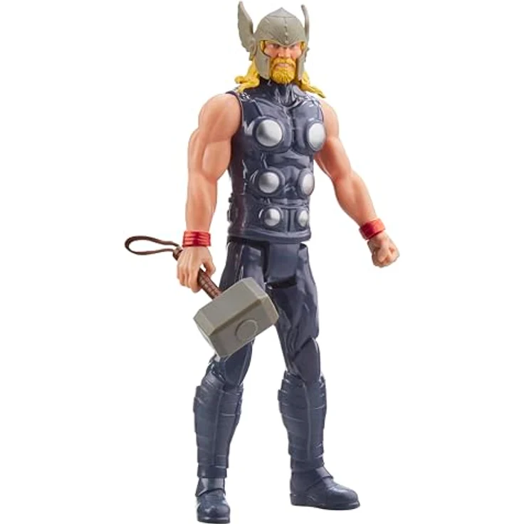 Hasbro Marvel Avengers Titan Hero Thor Deluxe Figur, 30cm groß mit detailliertem Design – Bild 1