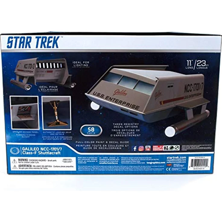 Polar Lights AMT - 1/32 Star Trek Galileo NCC 1701-7 Class F Shuttlecraft Plastikmodellbausatz im Maßstab 1:32 – Bild 5