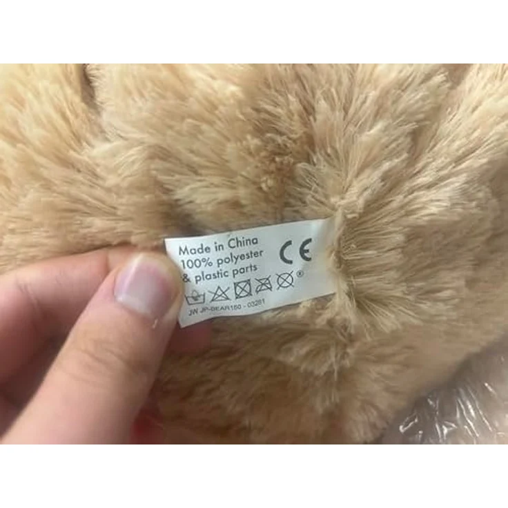 JollyPlush Großer Teddybär Kuscheltier 150 cm, XXL Plüschbär weich und langlebig, ideal als Geschenk – Bild 6