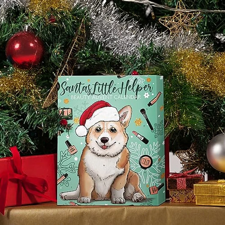 KTN Dr. Neuberger GmbH Santas Little Helper Beauty Adventskalender, 24-türig mit festlichen Kosmetikprodukten und Accessoires – Bild 3