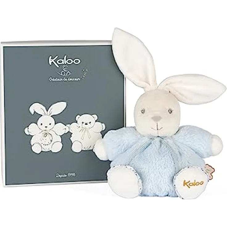 KALOO - Perle - Plüsch Patapouf hase blau - 18cm