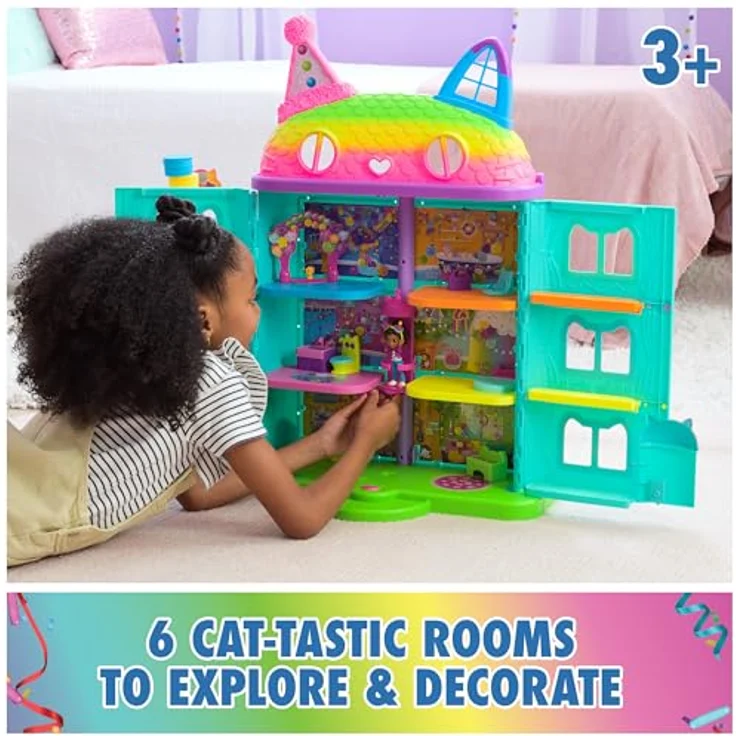 Spin Master Spielwelt Gabby's Dollhouse – Gabby's Purrfect Puppenhaus (Celebration) – Bild 5