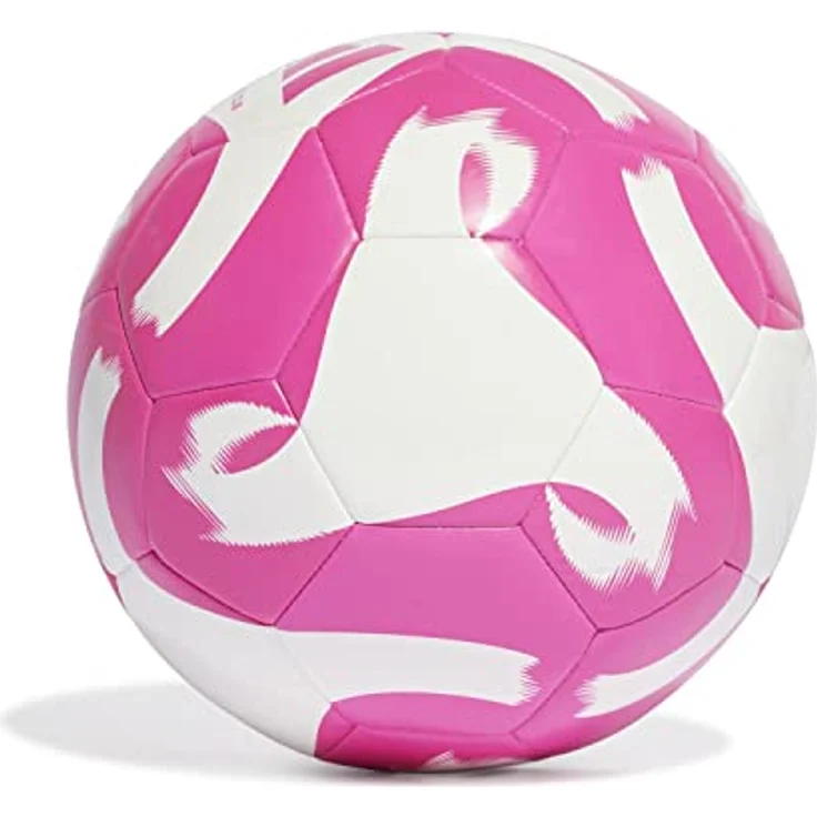 adidas Unisex Ball Tiro Club Football, White/Team Shock Pink, Machine-Stitched, Größe 3 – Bild 2
