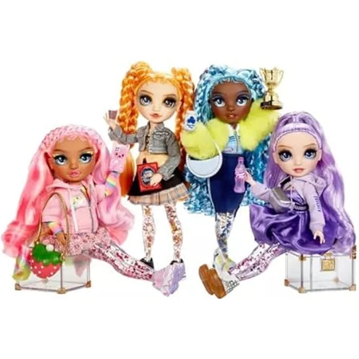 MGA ENTERTAINMENT Babypuppe Rainbow High Sparkle & Shine Fashion Doll - Clementine – Bild 7