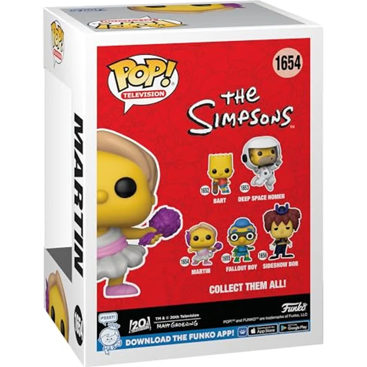 Funko POP! TV: Simpsons 0 - Martin Prince As Calliope - Vinyl-Sammelfigur - 9,5 cm - Geschenkidee - Offizielle Handelswaren - TV Fans – Bild 3