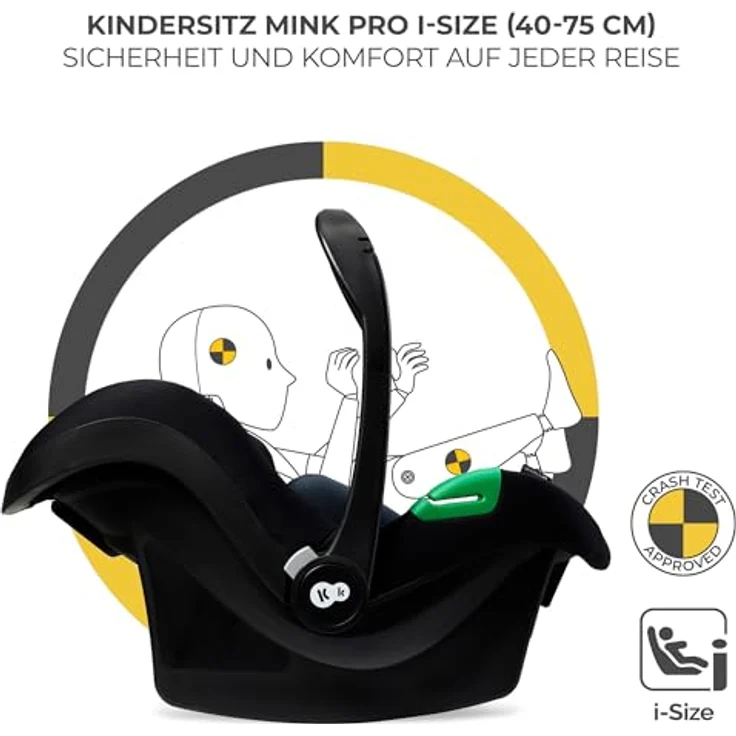 KinderKraft Moov 2 Air, 4-in-1 Kinderwagen mit umwandelbarem Sitz, aufblasbaren Rädern und Zubehörset – Bild 10