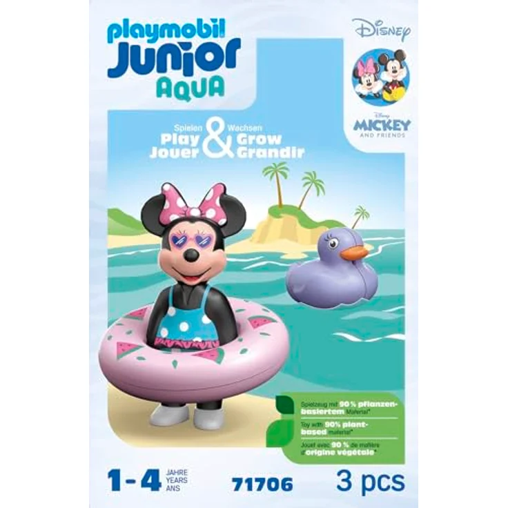 Playmobil® Konstruktions-Spielset Minnies Strandausflug, JUNIOR & Disney, (3 St), Made in Europe – Bild 4