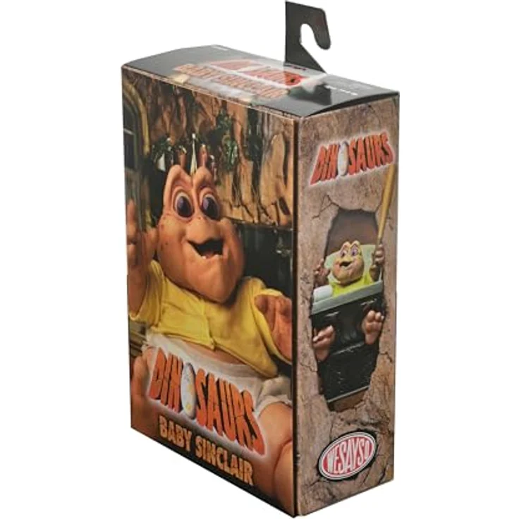 NECA Dinosaurs Actionfigur Ultimate Baby Sinclair, 18 cm mit Zubehör und Austauschteilen – Bild 3