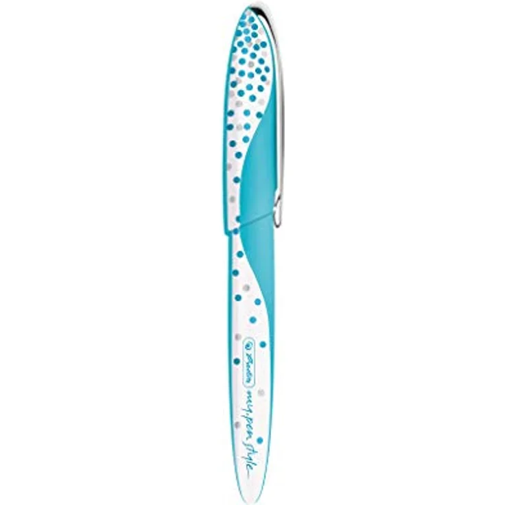 Herlitz Füllhalter "my.pen" Frozen Glam, Patronenfüllhalter für Links- und Rechtshänder, ergonomische Griffzone – Bild 2