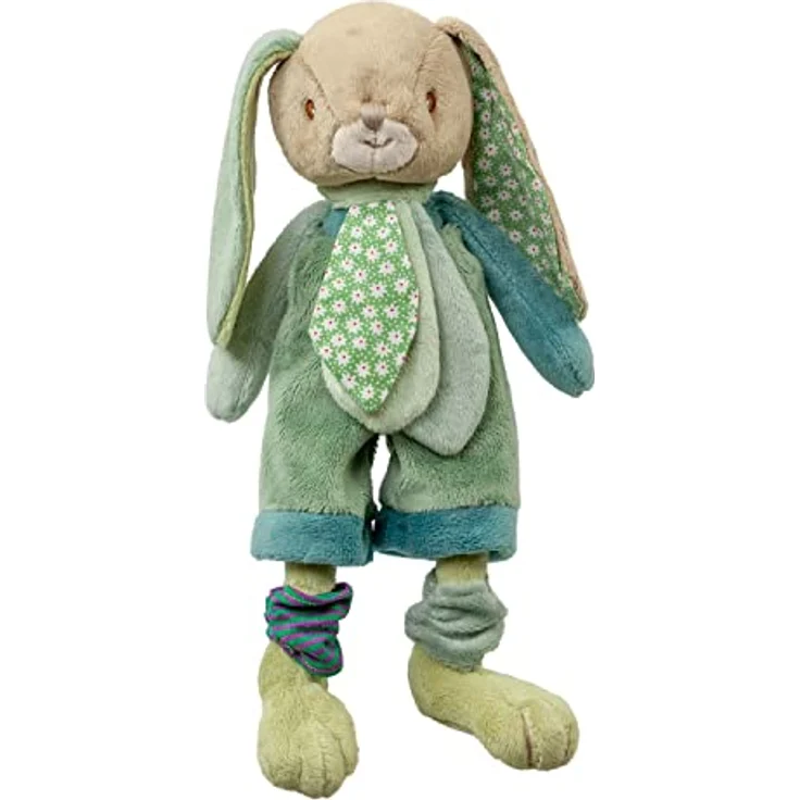 Bukowski Plüschhase "Benji - olive / grüne Hose" 25 cm, Kuscheltier aus kuschelweichem Plüsch – Bild 1