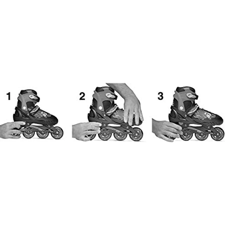 Roces Mädchen Inline-skates Compy 8.0, white-violet, 34-37, 400809 – Bild 3