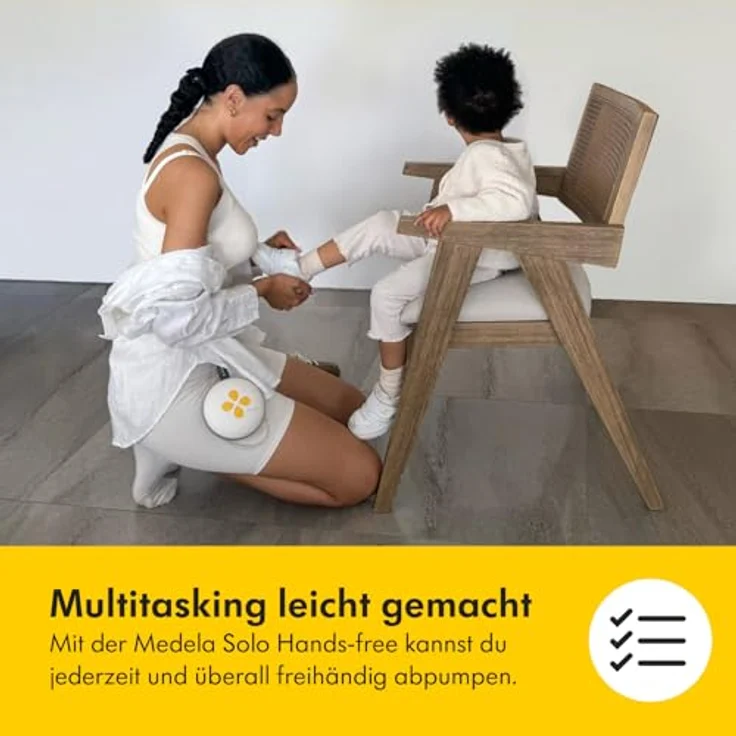 Medela Swing Maxi Hands-free, Elektrische Doppelmilchpumpe mit intuitivem Design, App-Connectivity und ultraleichtem Aufbau – Bild 4