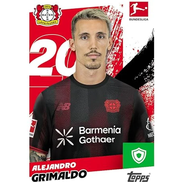 Topps 2025-26 Bundesliga Sticker (Display) Deutsch, 50 Boosterpackungen mit 7 Karten pro Packung – Bild 9