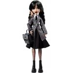 Mattel® Monster High x Wednesday School Doll, schaurig-schöne Anziehpuppe in Schwarz
