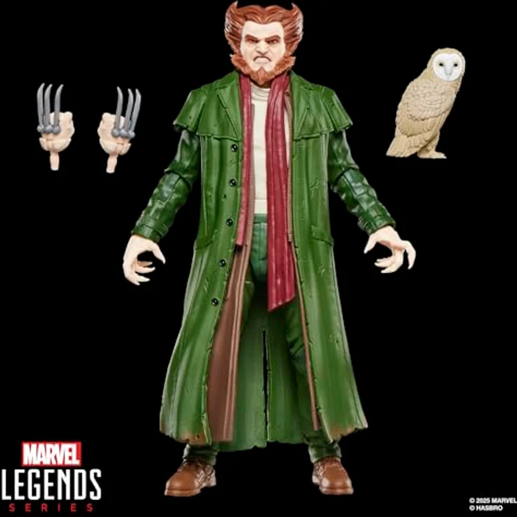 Marvel Legends Series Marvel’s Owl, 15 cm Action-Figur mit 3 Accessoires, von Spider-Man Comics inspiriert, beweglich – Bild 4