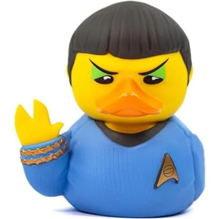 TUBBZ Box-Ausgabe Spock, Sammler-Vinyl-Gummiente Figur mit Detailgetreuer Gestaltung, 9 cm, Offizielles Star Trek Merchandise – Bild 3