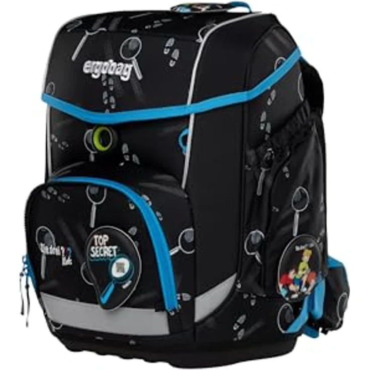ergobag cubo Set, ergonomischer Schulrucksack 5-teilig für 1. Klasse, individualisierbar, mit Reflexion und Standfestigkeit, passende Größe 28 x 40 x 25 cm – Bild 4