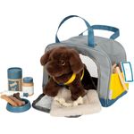 Small Foot Plüschfigur Hund mit Tasche (Set, 15-St), mit Pflege- und Tierarzt-Zubehör