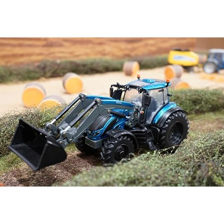 Tomy Valtra T234 Traktor mit Frontlader, Spielzeugfahrzeug für Kinder – Bild 8