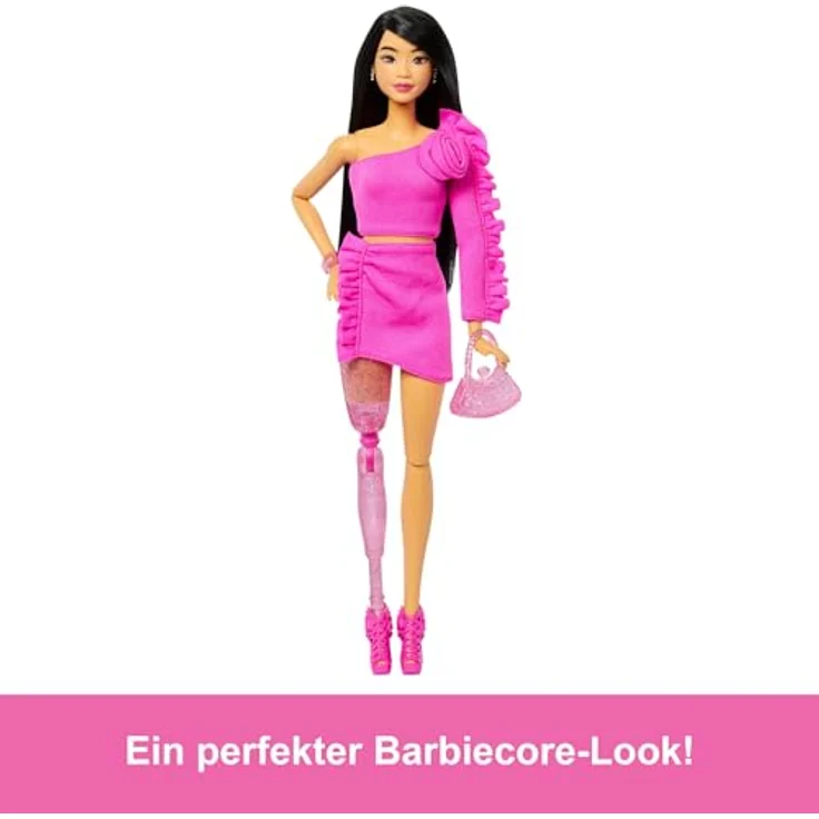 Barbie Anziehpuppe Barbie Deluxe Style - Rose, Glamouröse Kollektion mit hochwertigen Accessoires und auffälligen Stoffen – Bild 5