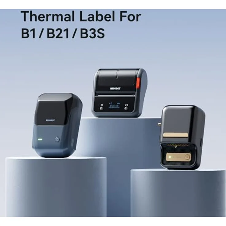 NIIMBOT Thermo-Etikett B1 B21 B3S, selbstklebend, 1.57"x2.76" (40x70mm), 110 Stück/Rolle, weiß, wasserdicht und ölbeständig – Bild 5