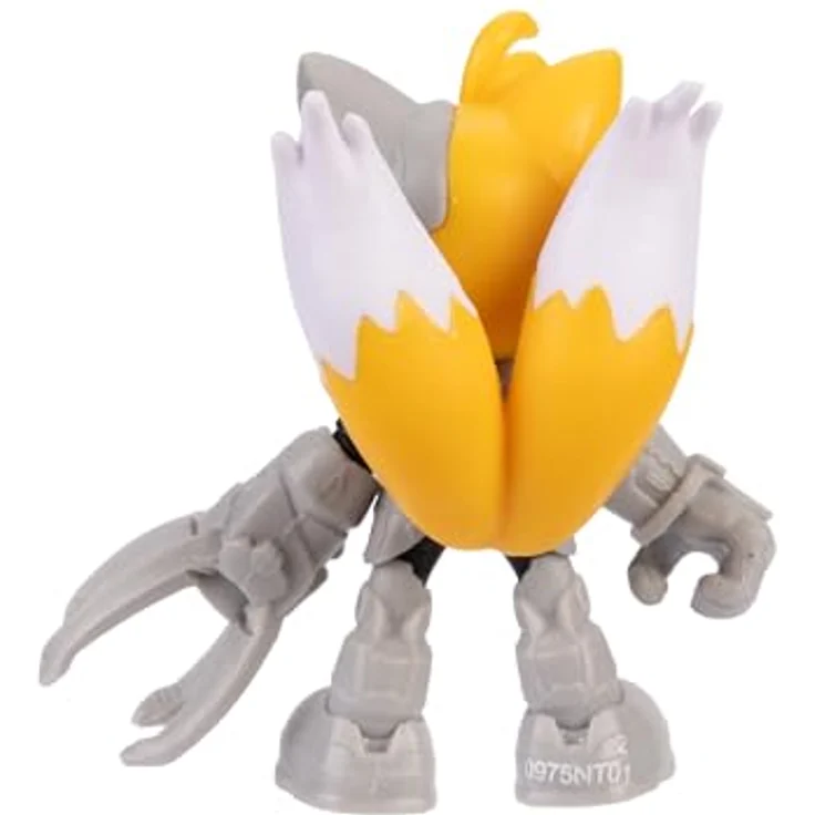 Sonic The Hedgehog DC x Sonic Tails als Cyborg, 6 cm hochbewegliche Actionfigur mit detailreichem Design, offiziell lizenziert von Jakks Pacific, in Sammlerverpackung – Bild 4