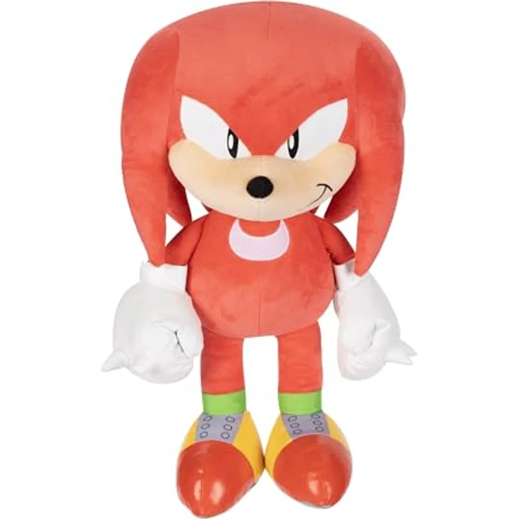 Sonic The Hedgehog Jumbo Plüsch Knuckles Figur, 50cm großes Kuscheltier – Bild 1