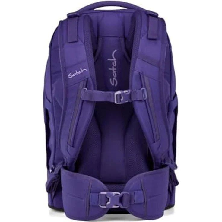 Satch pack Schulrucksack Set 2tlg. inkl. Schlamperbox mit 3D Soft-Mesh Rückensystem, 30 Liter Volumen, Bright Faces – Bild 4