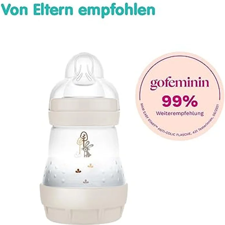 MAM Easy Start Anti-Colic matt, 160 ml, Hase – Bild 3