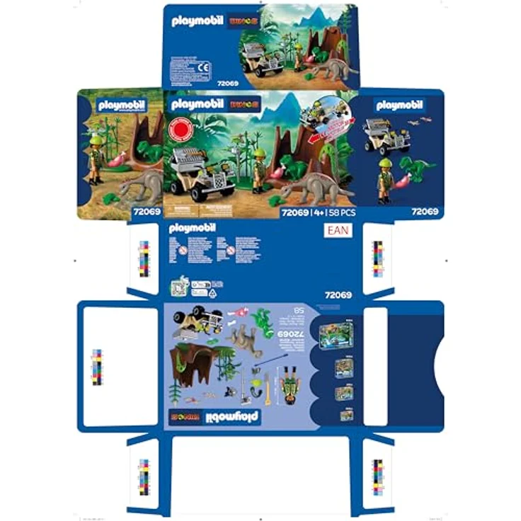 Playmobil Dinos - Dino-Versteck, Spielset mit Forscherfigur, Dino-Babys, Quad und abnehmbarer Transportbox für prähistorische Abenteuer – Bild 8