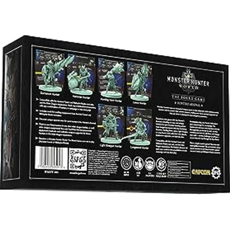 Steamforged Games Monster Hunter World: The Board Game - Hunter's Arsenal Expansion, Erweiterung mit sechs neuen Jägern und variablen Waffentypen für epische Monsterjagd-Action – Bild 2