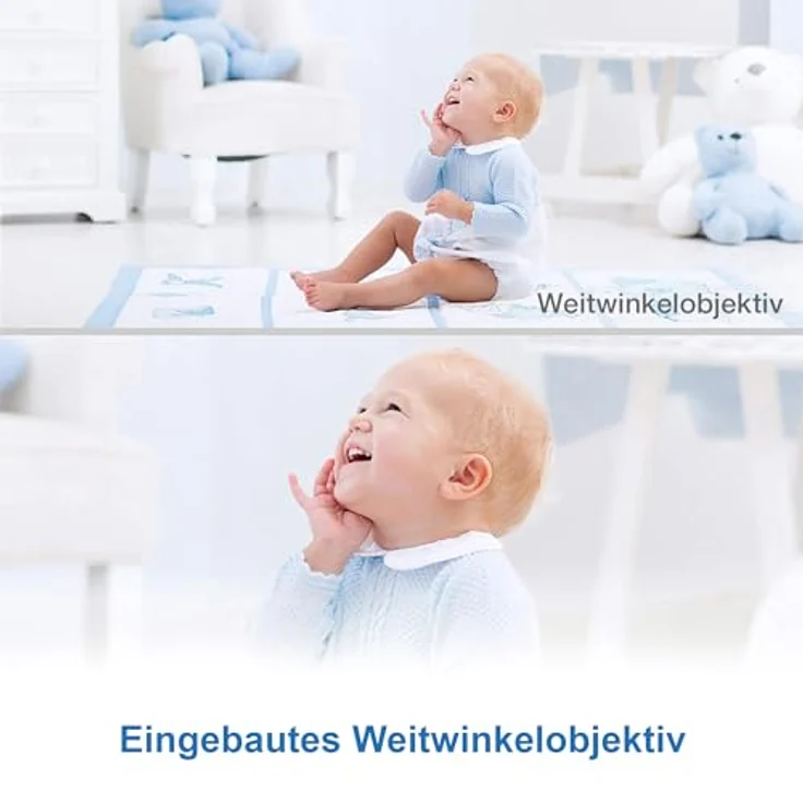 VTech VM901 Babyphone, 1080P FHD Kamera mit 120° Weitwinkelobjektiv und HD-Fernbedienung – Bild 9
