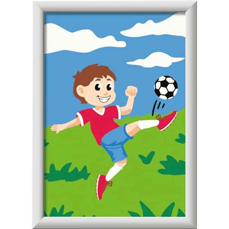 Ravensburger Malen nach Zahlen 23761 - Spaß am Fußball - Kinder ab 7 Jahren – Bild 2