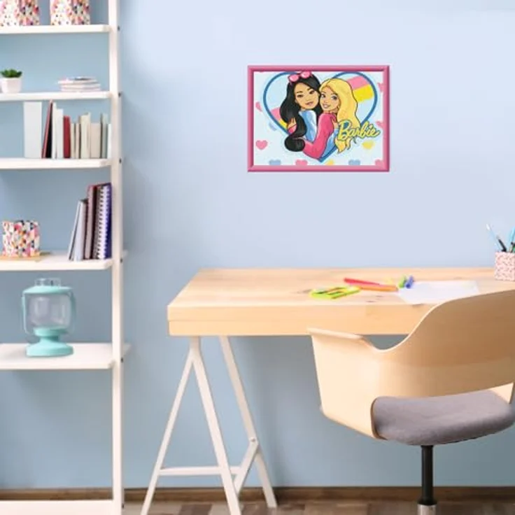 Ravensburger Malen nach Zahlen CreArt Barbie-Duo, 15 Acrylfarben, Made in Europe, für Kinder ab 9 Jahren – Bild 4