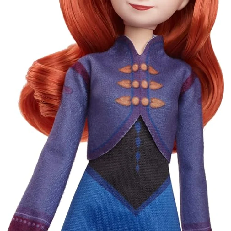 Mattel® Anziehpuppe Disney Die Eiskönigin - Anna, Winterfest-Kleid, Jacke und 2 Paar Schuhe, magisch – Bild 4