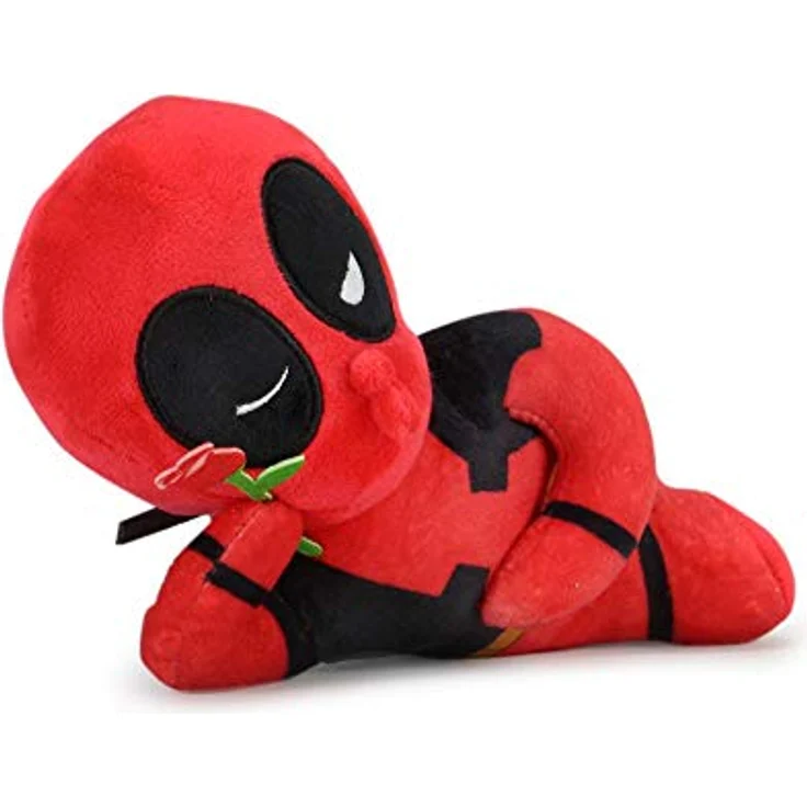 KIDROBOT Plüschtier Deadpool Provocateur, 20 cm, rot-schwarz – Bild 4