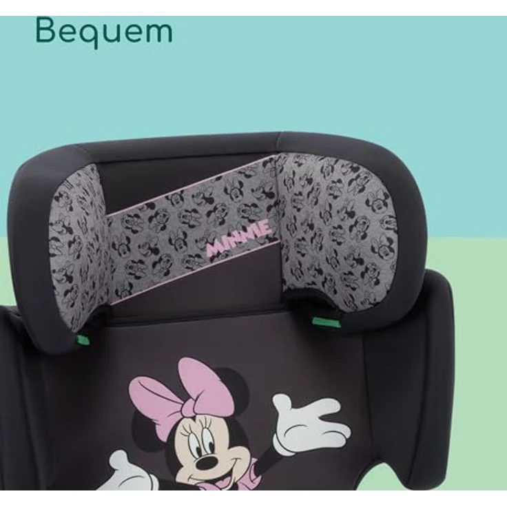 bebeconfort Road Safe i-Size, Kindersitz für 3,5–12 Jahre (100–150 cm), leichgewichtige Fahrzeuggurtbefestigung, Disney - Authentic Minnie – Bild 6