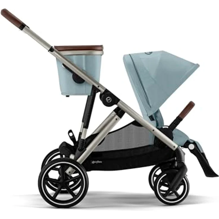 Cybex Gold Kinderwagen GAZELLE S, All-in-1-System mit 20+ Konfigurationen, Stormy Blue, Ab Geburt bis ca. 4 Jahre, Max. 22 kg – Bild 5