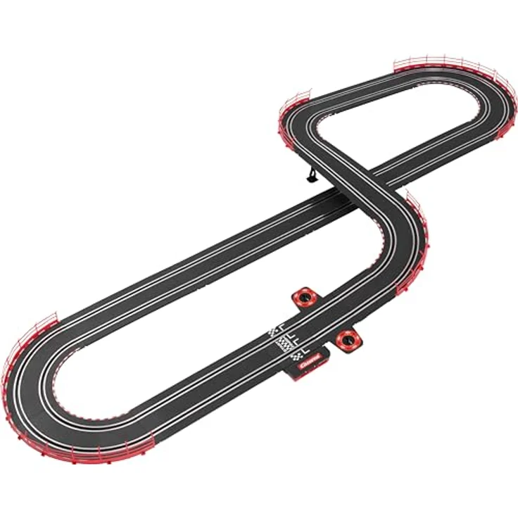 Carrera GO!!! Flying Lap Rennbahn-Set, 4,3 Meter lange Strecke mit lizensierten Slotcars (Ferrari SF-23 & Red Bull RB19), für bis zu 2 Spieler, Altersgruppe 6+ – Bild 4