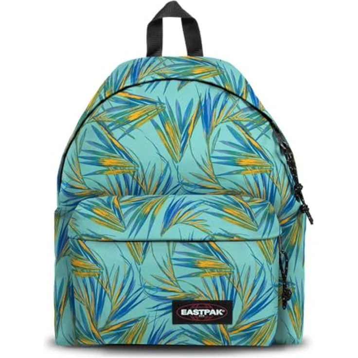 EASTPAK Padded PAK'R Rucksack, 24 L - Wasserabweisendes Gewebe, Brize Palm Aqua (Blau) – Bild 1