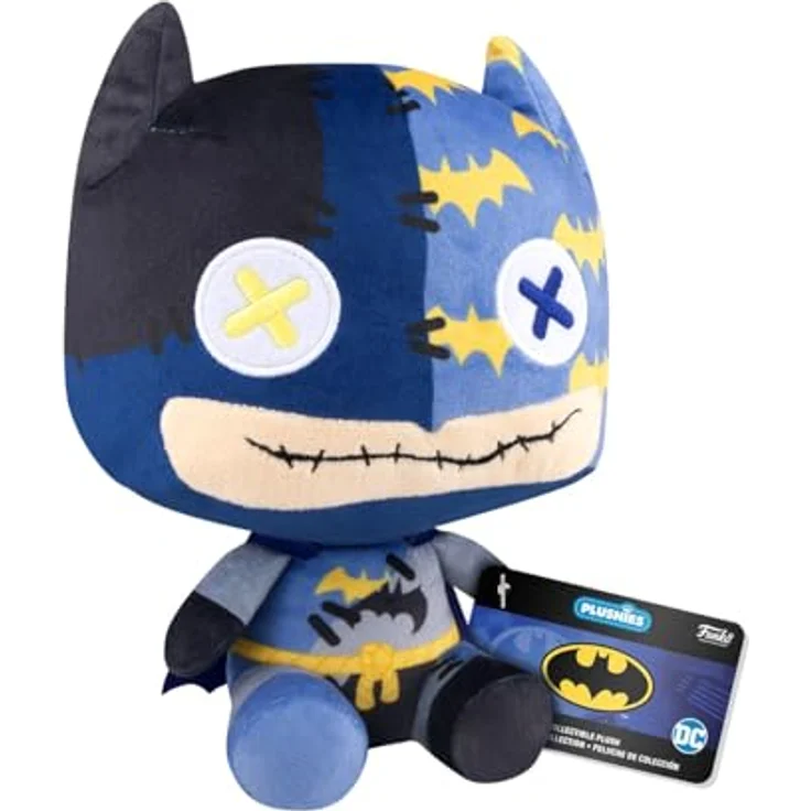 Funko Pop! Plush: Patchwork - Batman - Plüschtier, ca. 17,78 cm, offiziell lizenziert von DC Comics, ideales Geschenk für Kinder und Erwachsene – Bild 2