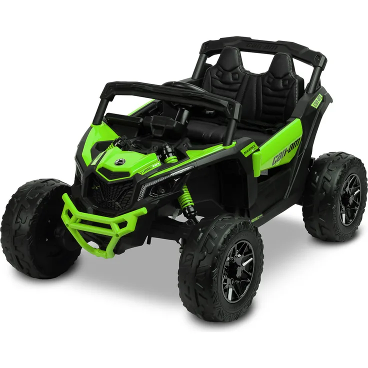 Toyz Maverick Elektrisches ATV Buggy Ride-On 4x4 800W Grün, Kinderfahrzeug mit Multimedia-Panel und LED-Scheinwerfern