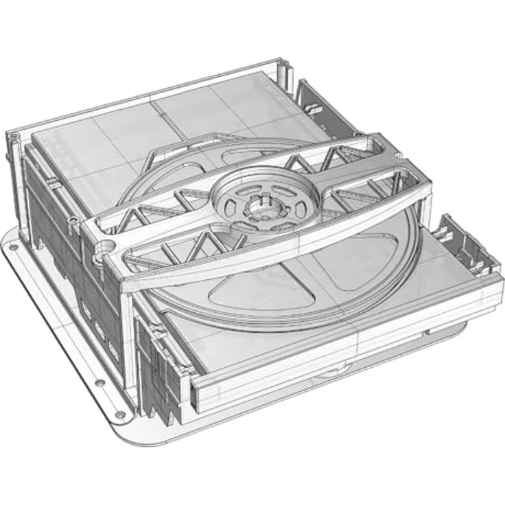 TEAC Reference VRDS-701 High End CD-Player mit VRDS CD-Laufwerksmechanismus, MQA-Unterstützung, USB-DAC und Kopfhörerverstärker, Silber – Bild 5