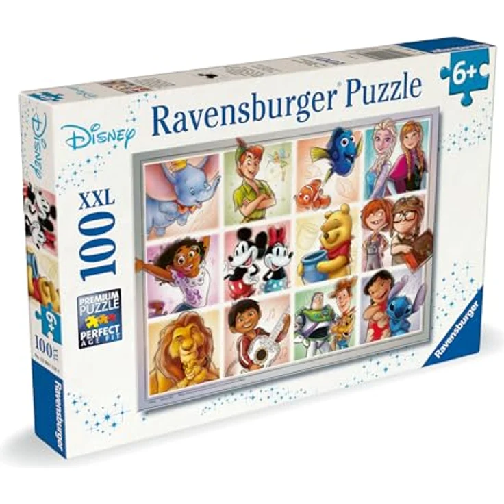 Ravensburger Kinderpuzzle - 12004118 Disney Multicharacter - Puzzle für Kinder ab 6 Jahren, 100 Teile im XXL-Format, bunter Puzzlespaß – Bild 5