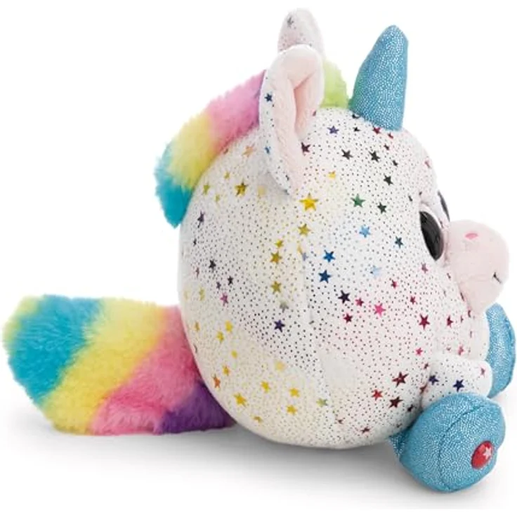 NICI GLUBSCHIS Baby Einhorn Uberto 13cm - weiß - kuscheliges Plüschtier aus weichem Material mit glitzernden Details und buntem Design, perfekt zum Kuscheln und Spielen, ideales Geschenk für Kinder und Erwachsene | 63051 – Bild 2