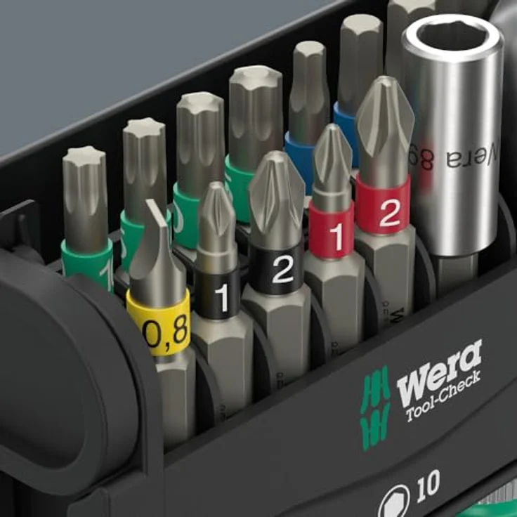 Wera 05136609001 Adventskalender 2024, 25-teilig - Mini Tool-Check, Zyklop Mini Bit-Ratschen-Kopf, Salz- und Pfeffer-Streuer & Flaschenöffner – Bild 5