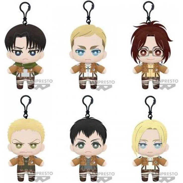 Banpresto, Babymobile, L'ATTAQUE DES TITANS - Tomonui Plush Series 2 - Assort. 9 Peluche 15cm